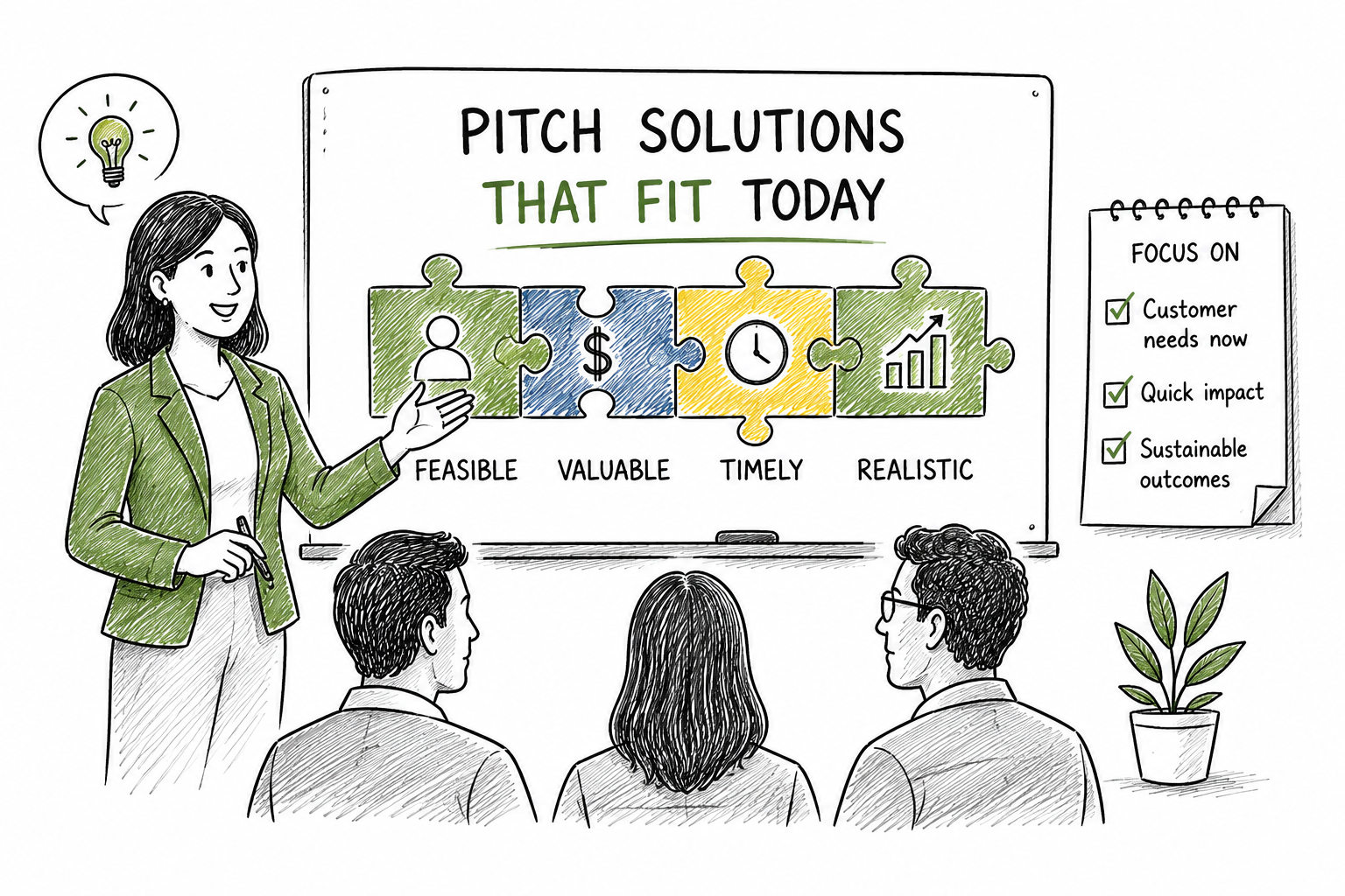 Pitch Solutions That Fit Today, Not Just Tomorrow: A PM Lesson from a Dining&nbsp;Table